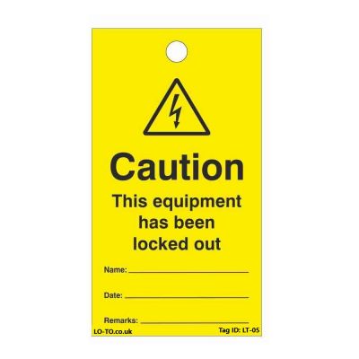 Caution This Equipment has.. Lockout Tagout Tags Caution This Equipment has.. Lockout Tagout Tags